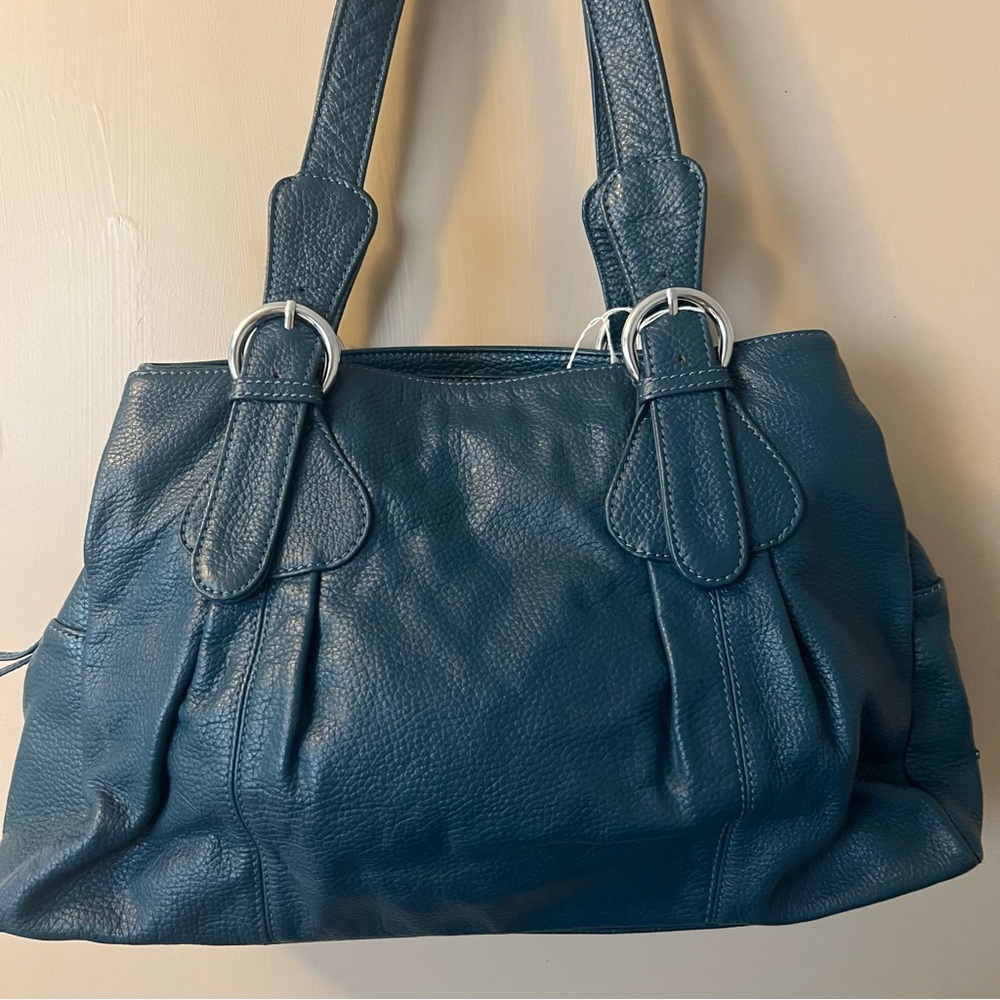 Franklin Covey Leather Satchel